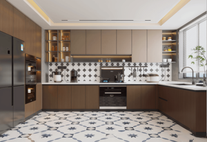 Sistema di Organizzazione <span class=keywords><strong>Cucina</strong></span> Moderno Modulare Personalizzato Pronto da Montare in MDF con Accessori e <span class=keywords><strong>Pensili</strong></span> - Product Image 3