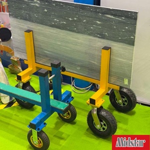 Midstar Stone Glass Tile Transport Mobile <strong>Four</strong> <strong>Wheel</strong> <strong>Trolley</strong> for Factory Workshop - Product Image 3