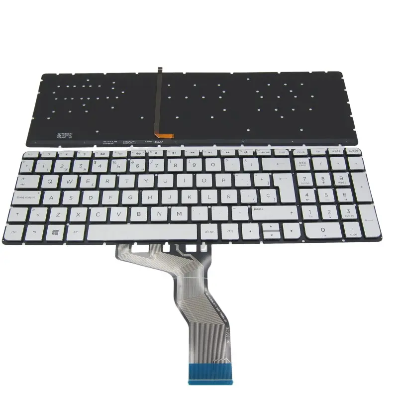 Laptop Toetsenbord Voor Hp Pavilion 15-Ab 15-AE 15-AQ 15-Ah 15-Als 15-Ax 15-AK 15-BC 17-G 17-Ab Sp/Spaanse Layout Met Achtergrondverlichting