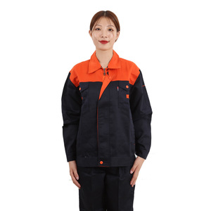 Setelan baju kerja pria lengan panjang, pakaian kerja perbaikan otomatis, perlindungan kerja, pabrik gudang, overall, tahan aus - Product Image 6