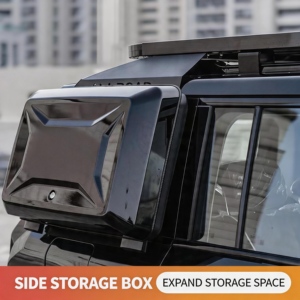 Kit de carrocería Simone para ICAR 03: Plataforma de techo, escalera lateral, malla para ventana, protectores laterales, alerón, toldo lateral y kit de capó deportivo - Product Image 3