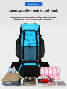 <span class=keywords><strong>Sac</strong></span> <span class=keywords><strong>à</strong></span> <span class=keywords><strong>dos</strong></span> de voyage unisexe durable de <span class=keywords><strong>100</strong></span> <span class=keywords><strong>litres</strong></span>, respirant, personnalisé, pour la <span class=keywords><strong>randonnée</strong></span> et l'escalade, grande capacité, avec fermeture éclair en nylon - Product Image 6