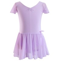 Produk Baru Gaun Balet Anak Perempuan Leotard Tari Tutu Dress Pakaian Tari Balet Leotard untuk Anak-Anak
