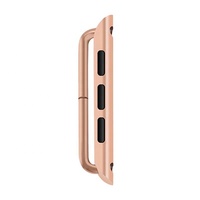 Gran oferta de lujo 41mm 40mm 45mm 49mm 44mm Acero inoxidable Metal reloj inteligente Correa conector adaptador para Apple Watch