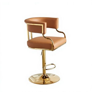 Modern Luxury Minimalist Metal Frame Chair for Dining Living Room Bathroom Bedroom for <b>Bar</b> Negotiation Waiting Areas - Product Image 1
