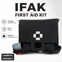 ORI-POWER Trousse de premiers secours compacte noire MOLLE IFAK, accès rapide, pour les urgences en plein air