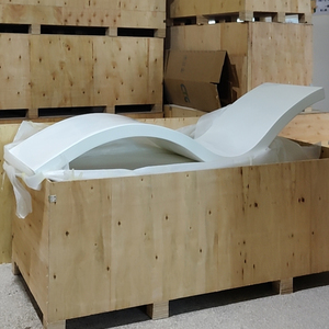 كرسي استلقاء تجاري من البولي بروبيلين والألياف الزجاجية لحمامات السباحة والاستخدام الخارجي - Product Image 6