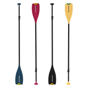 Skatinger ไม้พาย3ชิ้นน้ำหนักเบาปรับได้, ไม้พายน้ำหนักเบาป้องกันการบิดของพายเรือคายัคแบบน้ำหนักเบา - Product Image 2