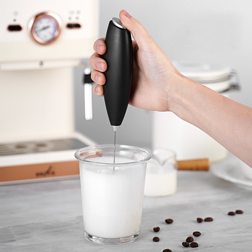 Electric Handheld Milk Frother & Egg Whisk - Mini Mixer For Coffee, Cooking, Home Kitchen