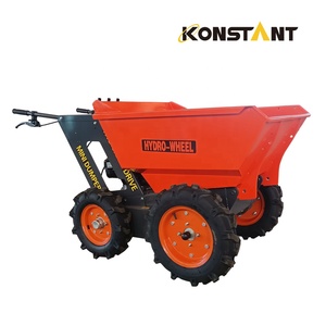 Gerobak Dorong Bertenaga Gas Diakui CE, Dumper Mini Beroda 4X4 untuk Konstruksi/Taman - Product Image 2