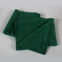 Couverture en polaire tricotée à prix abordable, fabriquée en Chine, avec broderie personnalisée du logo de l'entreprise, cadeau promotionnel, couverture écologique