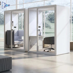 Cabine insonorisée modulaire pour bureau, poste de travail privé, cabine silencieuse pour enregistrement à domicile, réunion, réduction du bruit, montage facile - Product Image 1