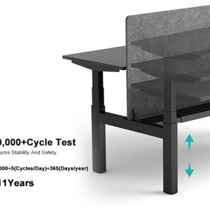 Factory Direct Wholesale Electric <b>Height</b> <b>Adjustable</b> Sit Stand up <b>Desk</b> Computer Workstation L Shape <b>Adjustable</b> <b>Desk</b> - Product Image 4