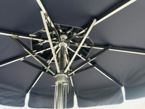 Parapluie mid pole parapluie <span class=keywords><strong>de</strong></span> loisirs professionnel parapluies en porte-à-faux en acier en aluminium parapluie <span class=keywords><strong>de</strong></span> moto <span class=keywords><strong>de</strong></span> protection contre le soleil et la pluie - Product Image 3
