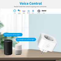 Enchufe Inteligente WiFi 5G de 10A SIXWGH, Enchufe Europeo, Compatible con Tuya Smart Life, Alexa y Google Home Assistant