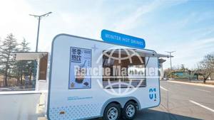 Remorque mobile extérieure de restauration rapide de barbecue chariot de Hotdog camion de nourriture à vendre aux États-Unis - Product Image 3