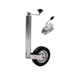 FORLONG <span class=keywords><strong>Roue</strong></span> <span class=keywords><strong>jockey</strong></span> de haute qualité à bas <span class=keywords><strong>prix</strong></span> pour caravane remorque bateau 48mm avec <span class=keywords><strong>roue</strong></span> solide 8 pouces - Product Image 3