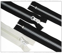 Fermeture éclair en plastique à extrémité fermée luminescente pour vêtements et accessoires de transformation, 5 #   Fermeture éclair en résine pour jeans