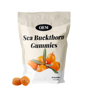 OEM Sea Buckthorn <b>Gummy</b> <b>Candy</b> Custom Manufacturing Private Label B2B Bulk Dried ISO HACCP Certified - Product Image 1