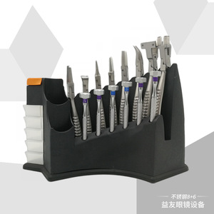 Kit de herramientas de reparación de gafas Jiangsu, alicates de acero inoxidable, destornillador, estante de almacenamiento para gafas de sol, antideslizante - Product Image 2
