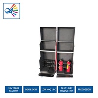 Valise de transport personnalisée rouge d'urgence pour extincteur, conçue pour les événements avec roulettes