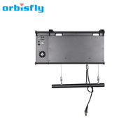 Treuil Orbisfly Pro100d double + alimentation et DMX Cat6, treuil cinétique, éclairage cinétique DMX, treuil de levage pour suspendre des objets de 100 kg, 150 kg, 50 kg