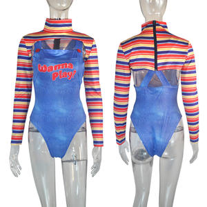 Disfraz de Halloween para Mujer Adulta, Muñeca Asesina de <span class=keywords><strong>Pesadilla</strong></span>, Traje de Chucky con Capa, Inspirado en Personajes de Películas, Poliéster - Product Image 2