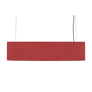 Lustre suspendu acoustique plissé moderne en feutre PET durable, couleur personnalisable, avec contrôle sonore, pour bibliothèque - Product Image 3