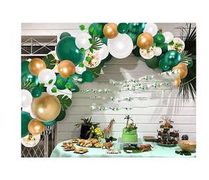 Guirlande de ballons de la jungle avec décoration sur le thème de la forêt de feuilles de palmier baby shower anniversaire bébé fête de bienvenue - Product Image 4