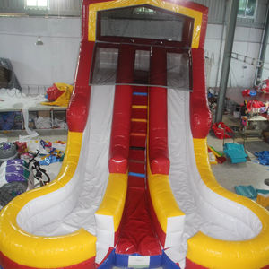 Vente flash : Toboggan aquatique gonflable double pour enfants, idéal pour les locations commerciales et les fêtes en plein air - Product Image 1