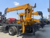 Grue montée sur camion SCS300-5, 12 tonnes, grue à flèche articulée à cinq sections, série de grues motorisées