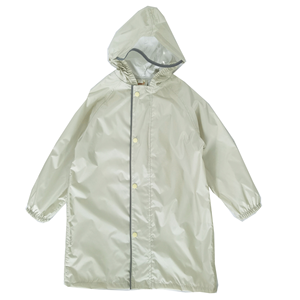 Impermeable impermeable ligero reutilizable suave transpirable niños Poncho con rayas reflectantes de seguridad para jardín de infantes primaria - Product Image 1