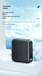 Batterie externe <span class=keywords><strong>15000</strong></span> mAh 18W Pd Chargeur portable Support de charge rapide Batterie externe Adaptateur mural avec câble - Product Image 5