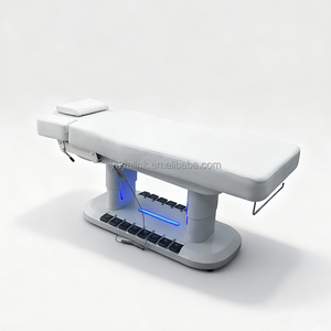 Nueva Cama de Masaje Eléctrica de Doble <span class=keywords><strong>Columna</strong></span>, Mueble Comercial para Salón de Belleza, Ergonómica, para Pestañas - Product Image 3
