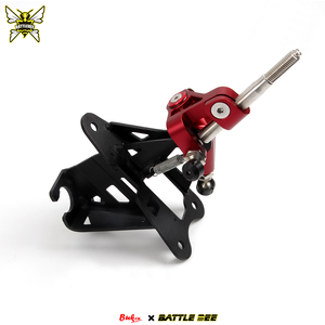 BATTLEBEE Levier de vitesses court manuel réglable en aluminium pour Civic 8ème génération FA1 FD2 2006-2011, pour un changement de vitesse rapide - Product Image 1