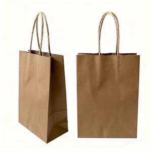 Bolsas de Papel Kraft Ecológicas Personalizadas KM con Logotipo para Llevar Comida - Product Image 1