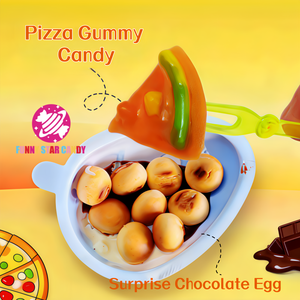 Gomitas de Pizza <span class=keywords><strong>Mini</strong></span>, Chocolate y Huevo, con Sabor a Frutas, Dulces Personalizados para Niños, Venta al Por Mayor - Product Image 2