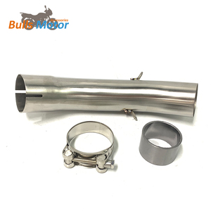 Tuyau moyen d'échappement en alliage de titane/acier inoxydable pour <span class=keywords><strong>KTM</strong></span> 250/390ADV <span class=keywords><strong>2020</strong></span> + tuyau de connexion d'échappement de moto 51MM tuyau intermédiaire - Product Image 1