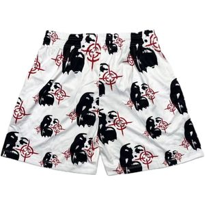 Men's Casual Mesh Athletic Shorts Quick Dry Breathable Streetwear Basketball Gym Shorts With Drawstring Design - Product Image 4