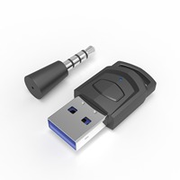 Récepteur audio de jeu sans fil BT 5.0 pour console PS4 Convertisseur USB pour console de jeu PS5 Transmetteur casque PC sans fil