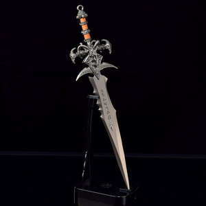 <span class=keywords><strong>Épée</strong></span> en métal de 22 cm, ornement de l'<span class=keywords><strong>épée</strong></span> Frostmourn du <span class=keywords><strong>roi</strong></span> des nains, de l'<span class=keywords><strong>épée</strong></span> de Losa ou de l'<span class=keywords><strong>épée</strong></span> du <span class=keywords><strong>roi</strong></span> Ryan, périphérique de jeu Warcraft - Product Image 5