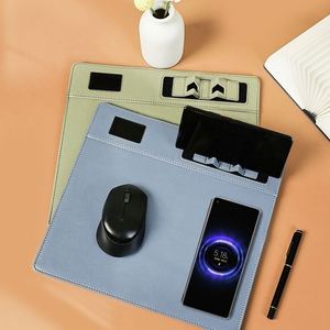 Trending Portable Mouse Pad Wireless Charger Phone Holder 3 in 1 Desk Organizer Fast Charging for Mobile Phone - Product Image 2