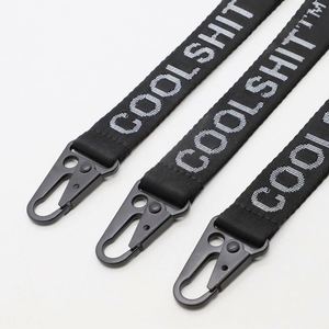 Custom Premium Jacquard Nylon Short <b>Lanyard</b> with Carabiner Personalized <b>Lanyards</b> for Extreme Sports and Brand Promotion - Product Image 2