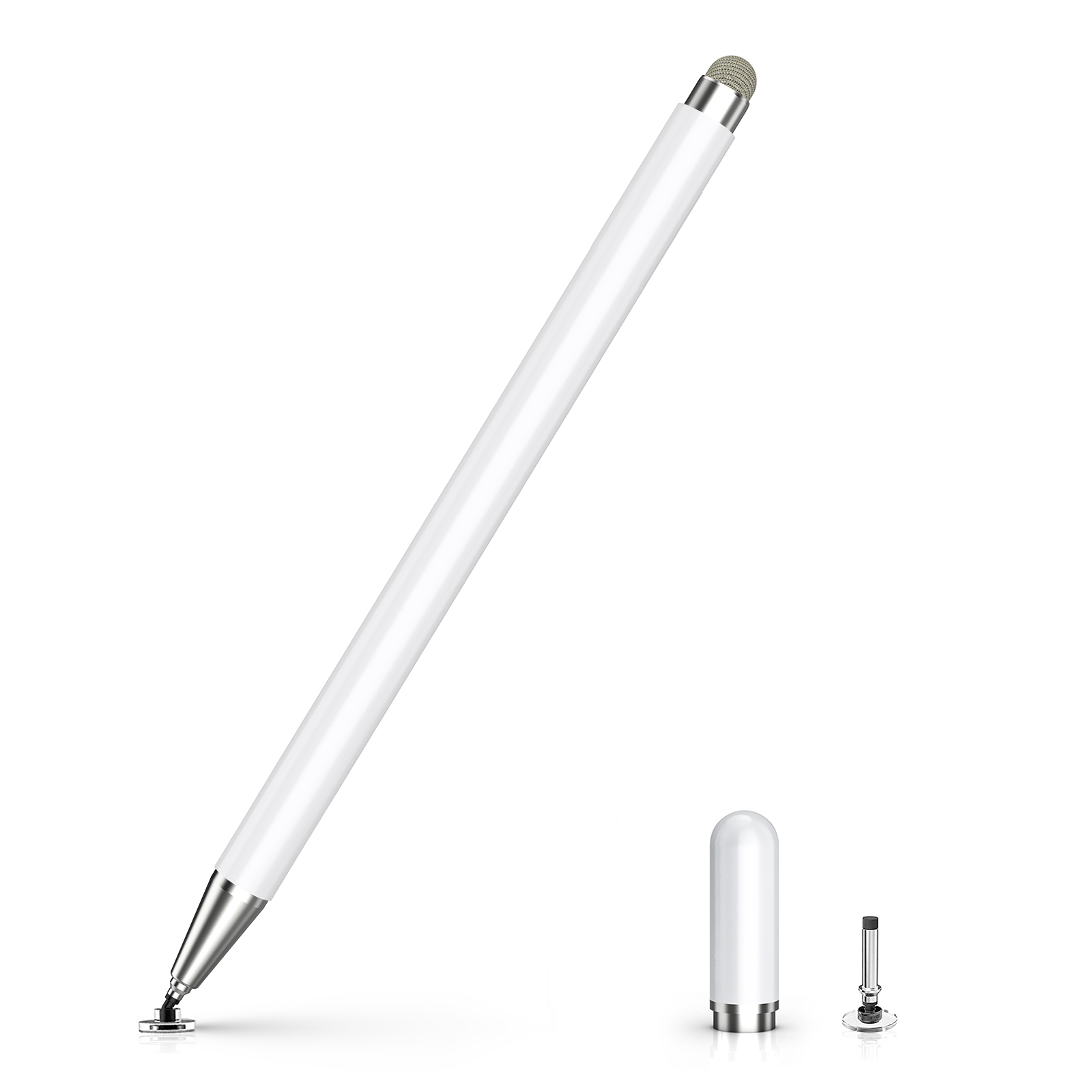 Белый активный Стилус 2 в 1, цифровой стилус для телефона, ipad, емкостный активный стилус