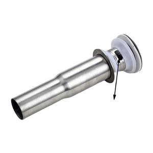 Desagüe de fregadero tipo abatible de acero inoxidable, 80 mm de diámetro exterior, ajuste por compresión, anticorrosión, para lavabo de cerámica - Product Image 4