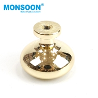 Poignée de tiroir minimaliste en alliage de zinc à bouton unique pour chambre à coucher, forme de champignon, ronde, pour cuisine, armoire, porte de placard