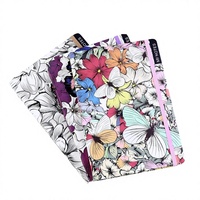 Vente flash : Carnet à spirales A6 personnalisé, classique, kawaii, mignon, pour écolière, couverture rigide, papier à feuilles mobiles, planificateur, 96 feuilles, cadeau idéal