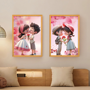 A4 & A5 Kích thước khung ảnh với ánh sáng hiện đại UV in trang trí nội thất khung ảnh - Product Image 5