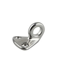 Crochets muraux en acier inoxydable moulé pour suspension de tissus, à œil fermé, pour équipement de rigging OEM