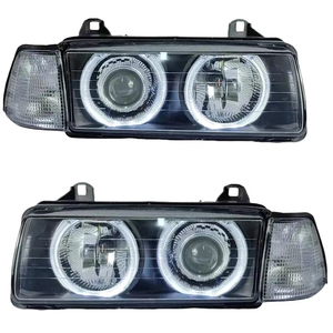 Pour <span class=keywords><strong>E36</strong></span> 1995-1998 Nouveau phare  Phares au xénon <span class=keywords><strong>Angel</strong></span> Eye 12V - Product Image 5